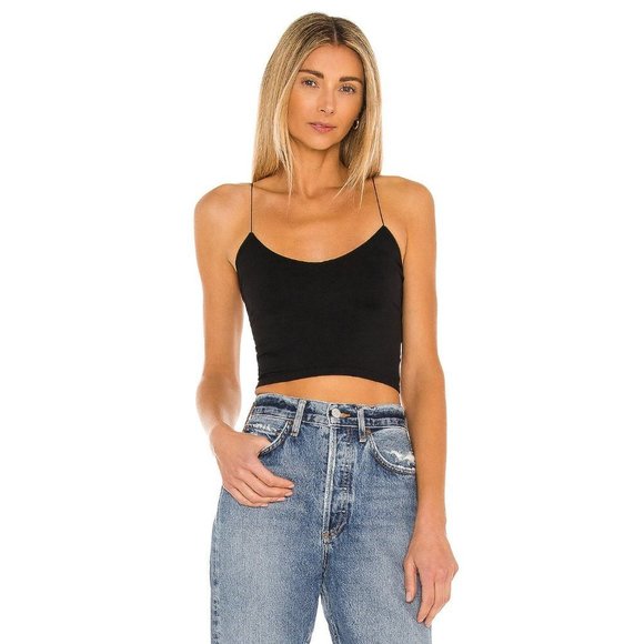 Free People Tops - Free People Brami Tank in Black
